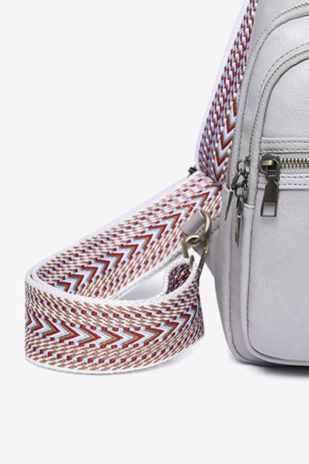 Baeful It's Your Time PU Leather Sling Bag - Twin Chronicles