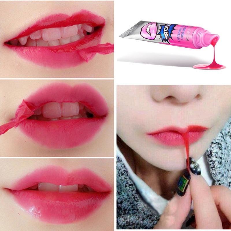 6pcs/lot Long Lasting Lip Gloss Peel Off Liquid Lipstick Matte Waterproof - Twin Chronicles 