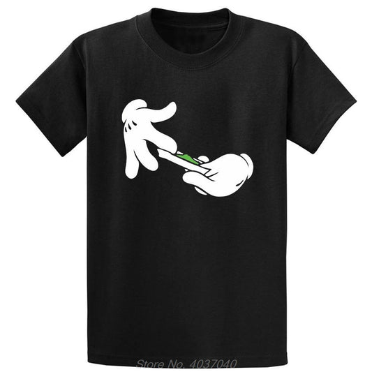 Funny Mikey Hands Rolling Blunt Joint Pot Weed 420  Unisex T Shirt