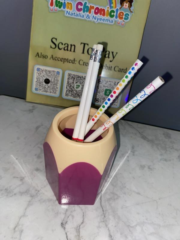 Pen & Pencil Holder-Teachers Gift - Twin Chronicles 