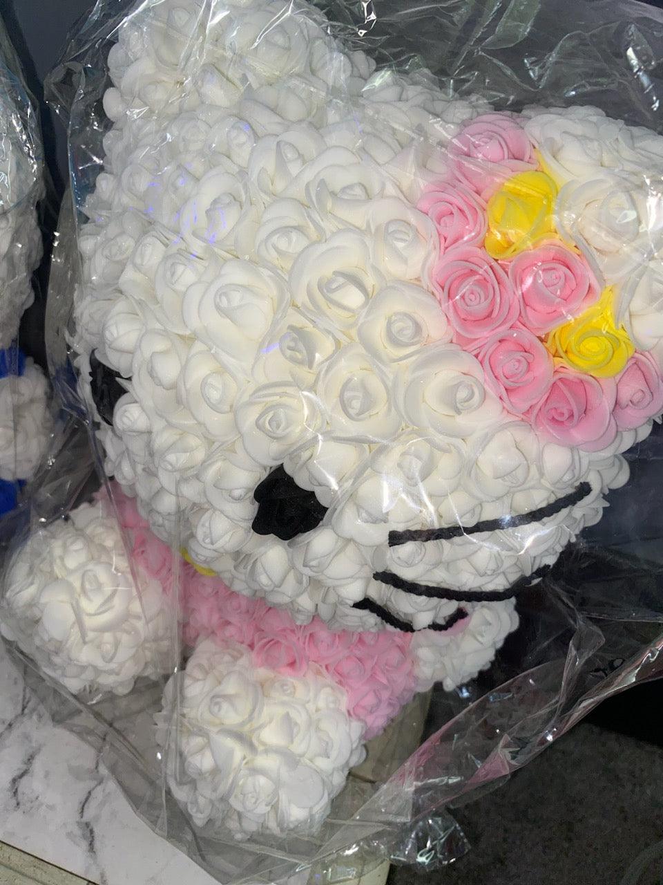 Big Rose Bears-Kitty Gifts-Hello Kitty