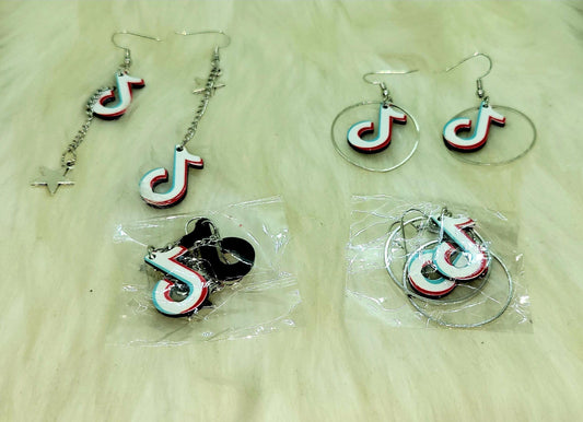 Earrings-handmade inspired TikTok - Twin Chronicles 