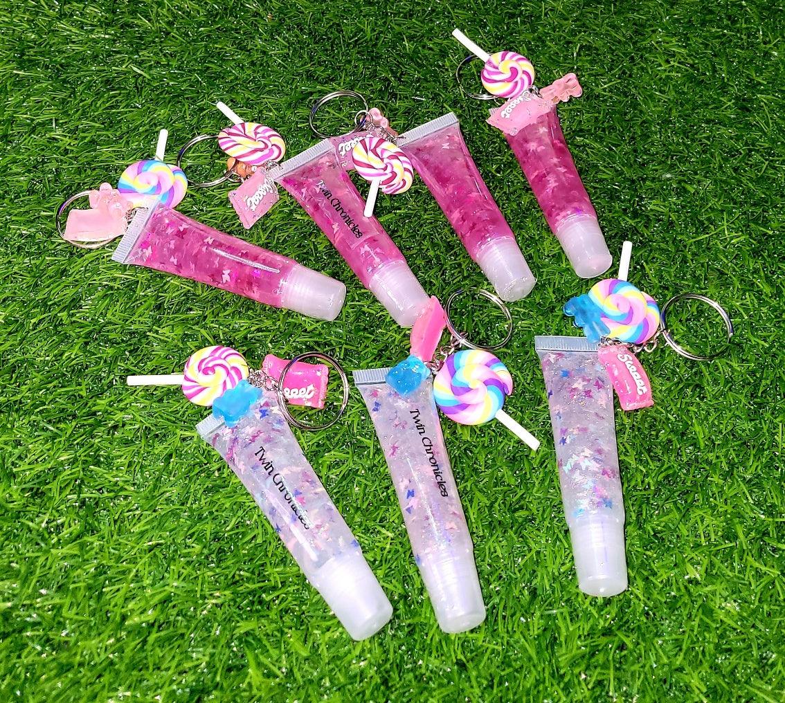 Candy Lip gloss Keychains - Twin Chronicles 