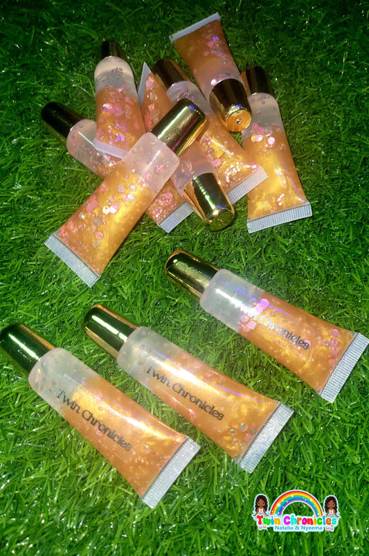 Glitter Gold Lip gloss - Twin Chronicles 