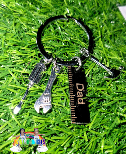 Father's day Keychains - Twin Chronicles 