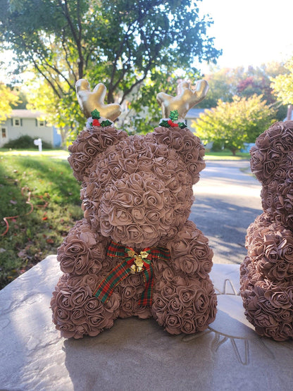 Christmas Rose Bears-Gifts-Rose-Bears-Reindeer - Twin Chronicles 