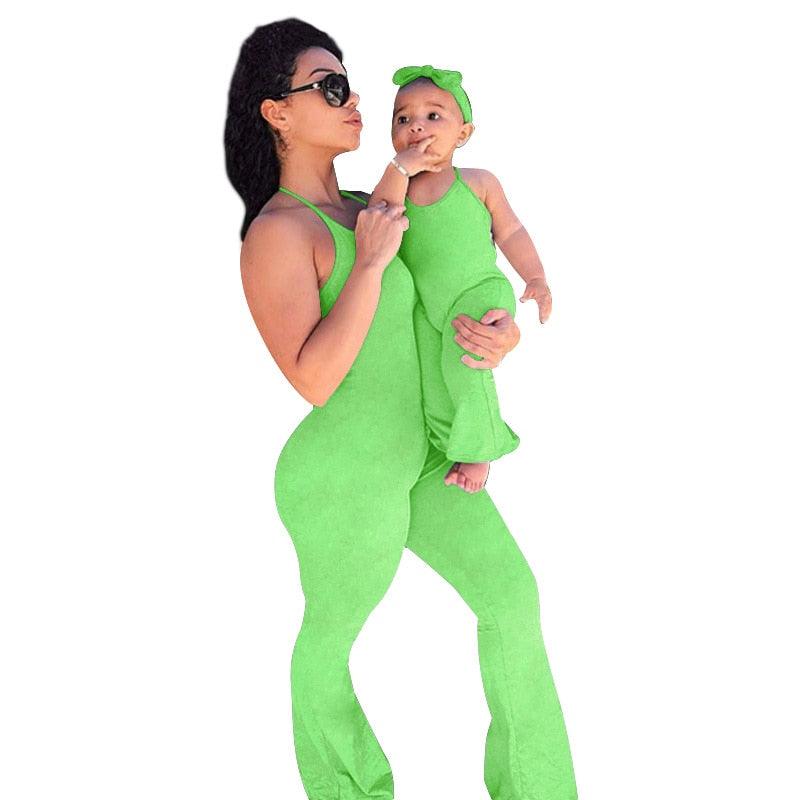 2023 Summer Matching Clothes Outfits  Mommy And Me Jumpsuits - Twin Chronicles 