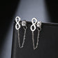 Stainless Steel Earrings-Tassel Chain Earrings - Twin Chronicles 