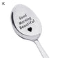 Stainless Steel Engraved Spoon Tableware Gift - Twin Chronicles 