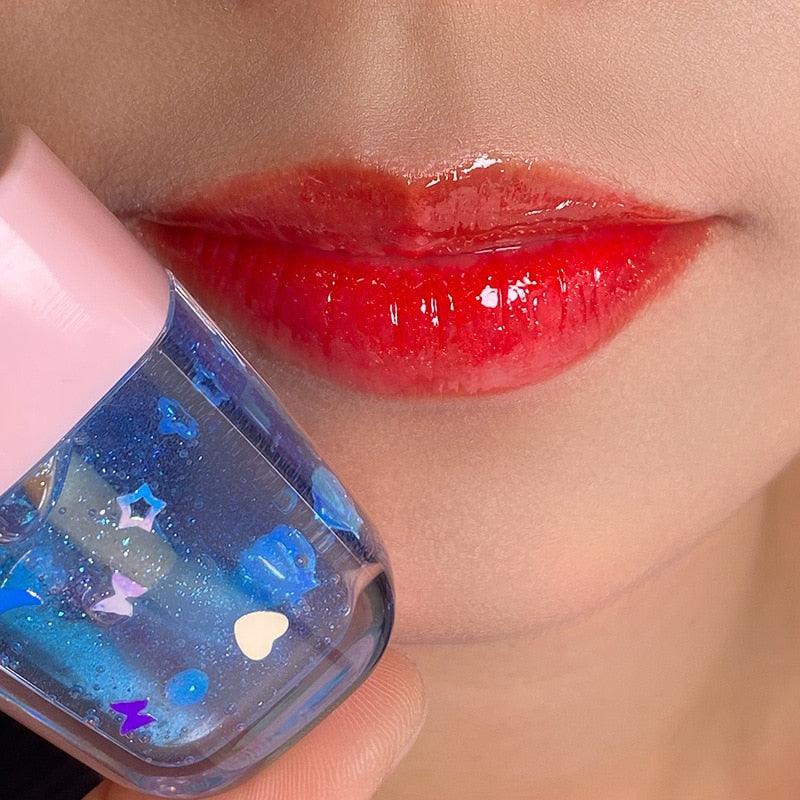 Ice Cream Fruit Lip Glaze Lasting Waterproof Mirror Lip Gloss Cute Kids Lipstick - Twin Chronicles 