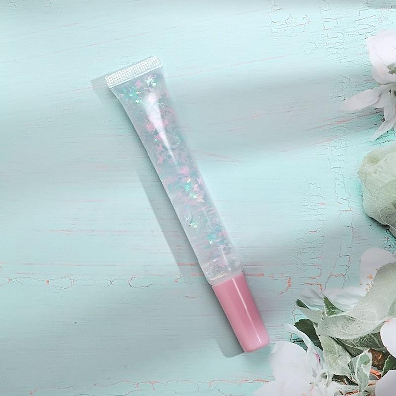 Lip Gloss Plumping Lip Balm Sequins Lip Oil Cute confetti Lipgloss - Twin Chronicles 